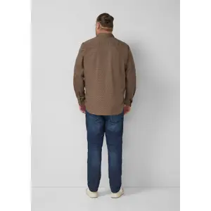 Shirt with All-Over Print and Chest Pocket s.Oliver image-4