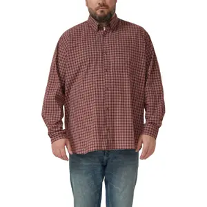 Check Shirt with Button-Down Collar and Curved Hem s.Oliver image-2