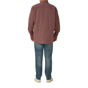 Check Shirt with Button-Down Collar and Curved Hem s.Oliver image-5
