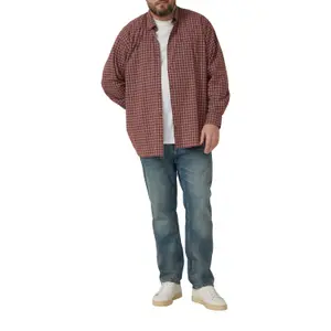 Check Shirt with Button-Down Collar and Curved Hem s.Oliver image-6