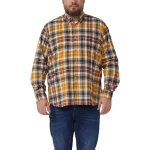 Check Shirt with Button-Down Collar and Curved Hem s.Oliver image-2