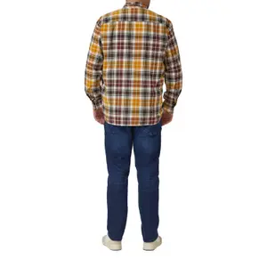 Check Shirt with Button-Down Collar and Curved Hem s.Oliver image-5