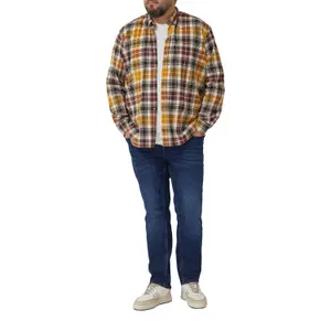 Check Shirt with Button-Down Collar and Curved Hem s.Oliver image-6
