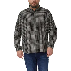 Check Shirt with Button-Down Collar and Curved Hem s.Oliver image-2