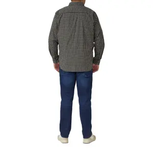 Check Shirt with Button-Down Collar and Curved Hem s.Oliver image-5