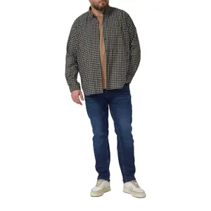 Check Shirt with Button-Down Collar and Curved Hem s.Oliver image-6