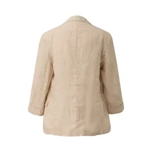 Langärmlige Leinenjacke mit Klappentaschen und Reverskragen für Damen s.Oliver image-1