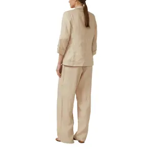 Langärmlige Leinenjacke mit Klappentaschen und Reverskragen für Damen s.Oliver image-5