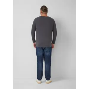 Cotton Sweatshirt with Logo and Raglan Sleeves s.Oliver image-4