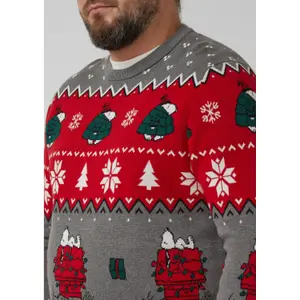 Maglione in maglia jacquard con motivi di Natale s.Oliver image-3
