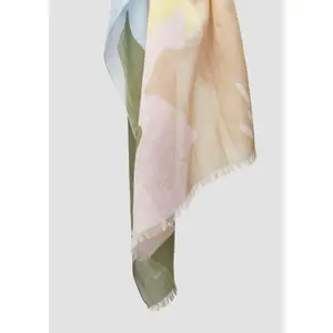Bufanda floral de algodón y modal mezclados mujer s.Oliver image-6