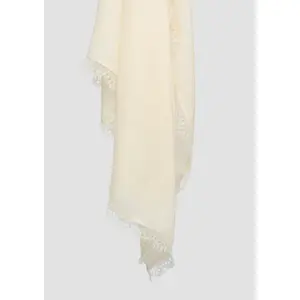 Lightweight Fabric Scarf with Lace Trim Women's s.Oliver image-5