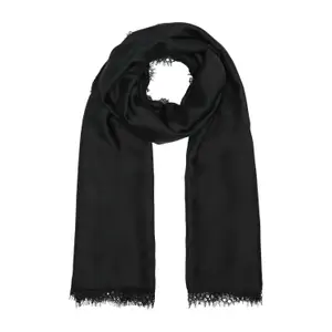 Lightweight Fabric Scarf with Lace Trim Women's s.Oliver image-1
