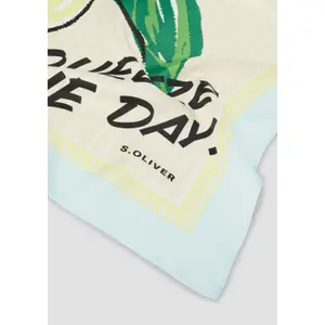 Fabric Scarf with Artwork Print for Women s.Oliver image-6