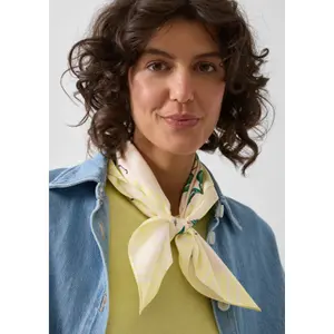 Fabric Scarf with Artwork Print for Women s.Oliver image-3