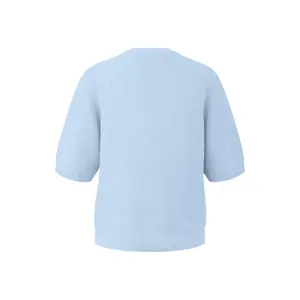 Pull de algodón mezclado con cuello en V mujer s.Oliver image-1