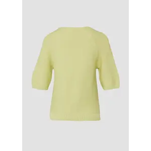 Pull de algodón mezclado con cuello en V mujer s.Oliver image-4