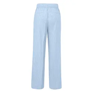 Leinenmix-Hose mit Rüschen und elastischem Bund für Frauen s.Oliver image-1