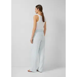 Leinenmix-Hose mit Rüschen und elastischem Bund für Frauen s.Oliver image-4