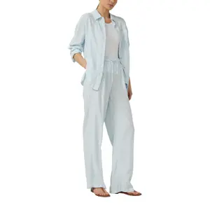 Leinenmix-Hose mit Rüschen und elastischem Bund für Frauen s.Oliver image-6
