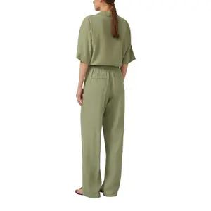 Leinenmix-Hose mit Rüschen und elastischem Bund für Frauen s.Oliver image-5