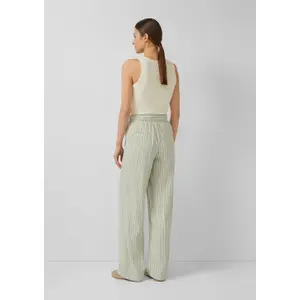 Leinenmix-Hose mit Rüschen und elastischem Bund für Frauen s.Oliver image-4
