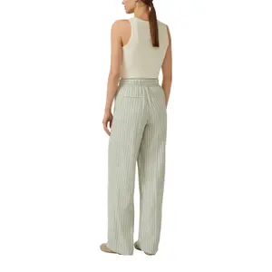 Leinenmix-Hose mit Rüschen und elastischem Bund für Frauen s.Oliver image-5