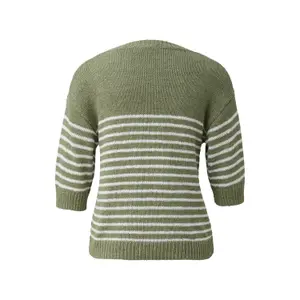 Pull de malha corte descontraído em algodão misto de qualidade senhora s.Oliver image-1