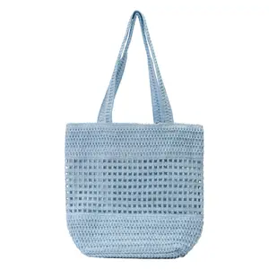 Sac cabas en raphia avec fermeture éclair et détail bijou femme s.Oliver image-1
