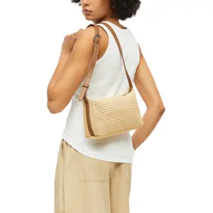 Mesh Shoulder Crossbody Bag with Adjustable Strap for Women s.Oliver image-5