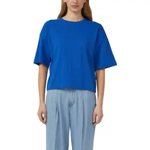 Oversize T-shirt από μαλακό βαμβακερό interlock με εφαρμογή λογότυπο γυναίκες s.Oliver image-2