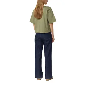 Oversize T-shirt από μαλακό βαμβακερό interlock με εφαρμογή λογότυπο γυναίκες s.Oliver image-5