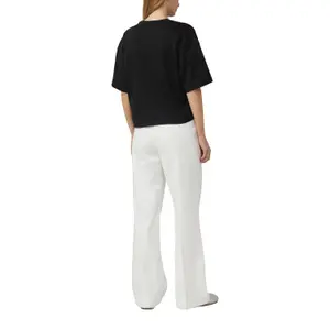 Oversize T-shirt από μαλακό βαμβακερό interlock με εφαρμογή λογότυπο γυναίκες s.Oliver image-5