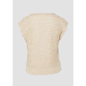 Pull em tricot leve corte despojado com gola V senhora s.Oliver image-4