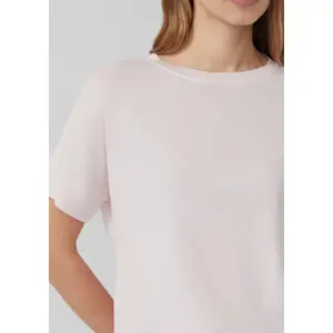 T-shirt χαλαρή κοπή τυπωμένο κομμάτι με ανοιχτό στρίφωμα γυναίκα s.Oliver image-3