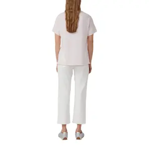 T-shirt χαλαρή κοπή τυπωμένο κομμάτι με ανοιχτό στρίφωμα γυναίκα s.Oliver image-5