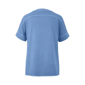 T-shirt χαλαρή κοπή τυπωμένο κομμάτι με ανοιχτό στρίφωμα γυναίκα s.Oliver image-1