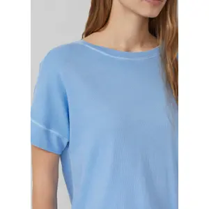 T-shirt χαλαρή κοπή τυπωμένο κομμάτι με ανοιχτό στρίφωμα γυναίκα s.Oliver image-3