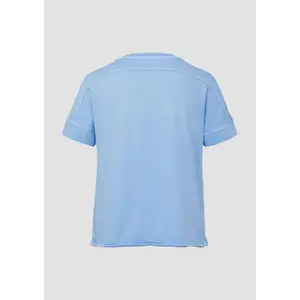T-shirt χαλαρή κοπή τυπωμένο κομμάτι με ανοιχτό στρίφωμα γυναίκα s.Oliver image-4