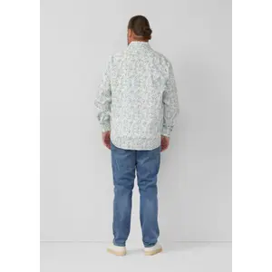 Long Sleeve Shirt with All-Over Print and Italian Collar s.Oliver image-4