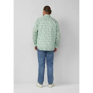 Long Sleeve Shirt with All-Over Print and Italian Collar s.Oliver image-4