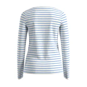 Women's Slim Fit Long Sleeve Striped Soft Jersey T-Shirt s.Oliver image-1