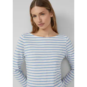 Women's Slim Fit Long Sleeve Striped Soft Jersey T-Shirt s.Oliver image-3