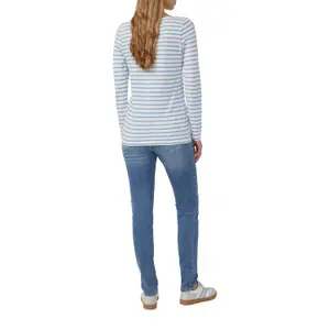 Women's Slim Fit Long Sleeve Striped Soft Jersey T-Shirt s.Oliver image-5