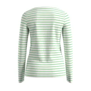 Women's Slim Fit Long Sleeve Striped Soft Jersey T-Shirt s.Oliver image-1