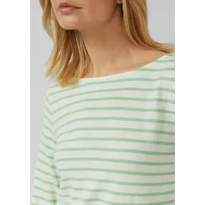 Women's Slim Fit Long Sleeve Striped Soft Jersey T-Shirt s.Oliver image-3