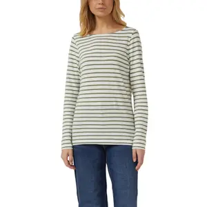 Women's Slim Fit Long Sleeve Striped Soft Jersey T-Shirt s.Oliver image-2