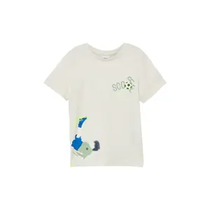 Κλασικό βαμβακερό T-shirt με εκτύπωση μπροστά κανονική γραμμή παιδί s.Oliver image-2