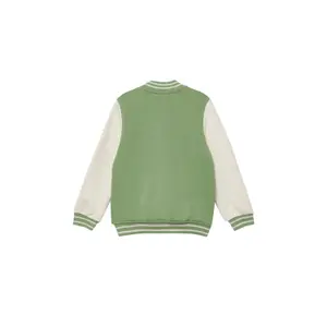 College Jakke i fleece med kontrastdetaljer og trykknapper barn s.Oliver image-4