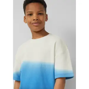 Loose Fit Dip Dye Effect Mesh Interlock T-Shirt for Children s.Oliver image-5